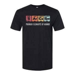 Sarcasm Primary Elements Of Humor Periodic Table Science Fun Softstyle CVC T-Shirt