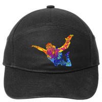 Skydiving Parachutust Extreme Sport 7-Panel Snapback Hat