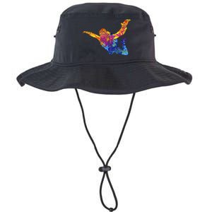 Skydiving Parachutust Extreme Sport Legacy Cool Fit Booney Bucket Hat