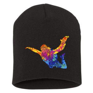 Skydiving Parachutust Extreme Sport Short Acrylic Beanie