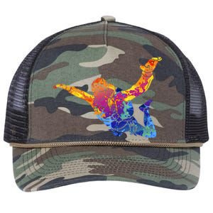 Skydiving Parachutust Extreme Sport Retro Rope Trucker Hat Cap