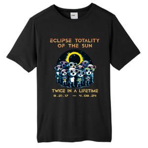 Stick People Eclipse Totality Of The Sun Twice In A Lifetime Tall Fusion ChromaSoft Performance T-Shirt