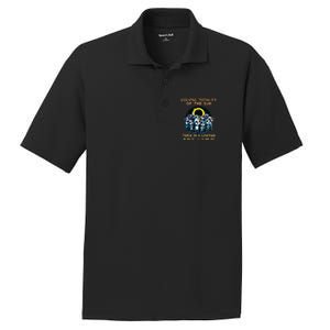 Stick People Eclipse Totality Of The Sun Twice In A Lifetime PosiCharge RacerMesh Polo