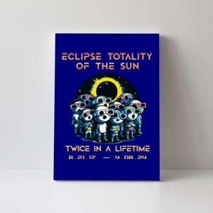 Stick People Eclipse Totality Of The Sun Twice In A Lifetime Canvas