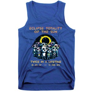 Stick People Eclipse Totality Of The Sun Twice In A Lifetime Tank Top