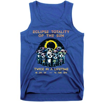 Stick People Eclipse Totality Of The Sun Twice In A Lifetime Tank Top