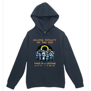 Stick People Eclipse Totality Of The Sun Twice In A Lifetime Urban Pullover Hoodie