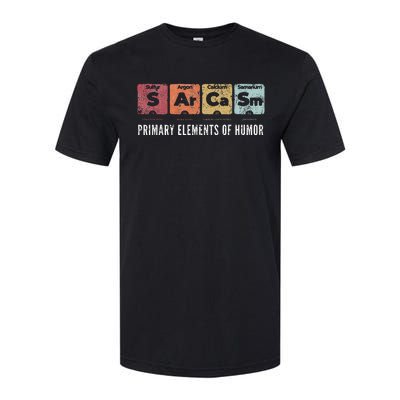 Sarcasm Primary Elements Of Humor Periodic Table Science Softstyle CVC T-Shirt