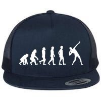 Shot Put Evolution Flat Bill Trucker Hat
