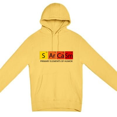 Sarcasm Primary Elements Of Humor Premium Pullover Hoodie