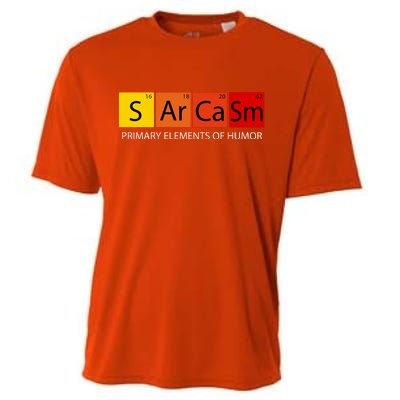 Sarcasm Primary Elements Of Humor Cooling Performance Crew T-Shirt