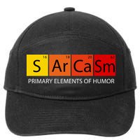 Sarcasm Primary Elements Of Humor 7-Panel Snapback Hat