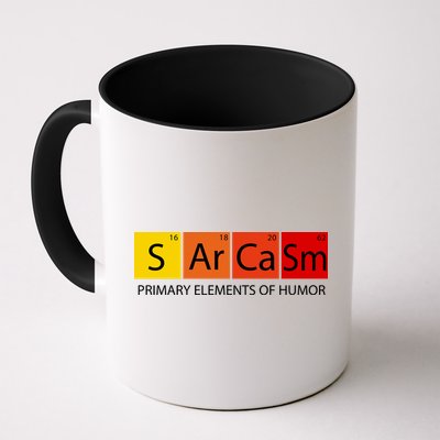 Sarcasm Primary Elements Of Humor Mug