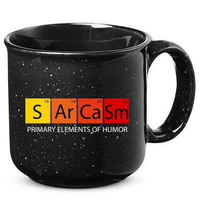 Sarcasm Primary Elements Of Humor 15oz Campfire Ceramic Mug