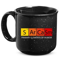 Sarcasm Primary Elements Of Humor 15oz Campfire Ceramic Mug