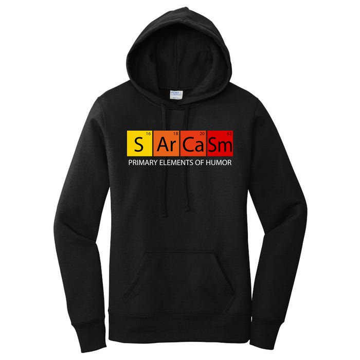 Sarcasm Primary Elements Of Humor Women's Pullover Hoodie