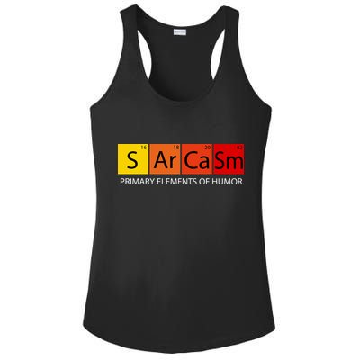 Sarcasm Primary Elements Of Humor Ladies PosiCharge Competitor Racerback Tank