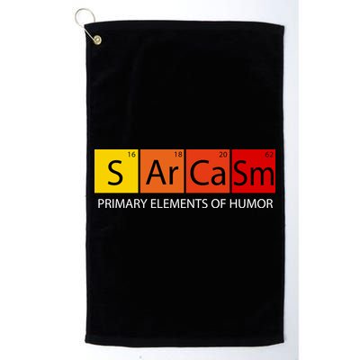 Sarcasm Primary Elements Of Humor Golf Towel