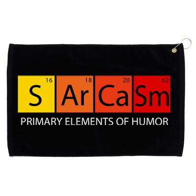 Sarcasm Primary Elements Of Humor Grommeted Golf Towel