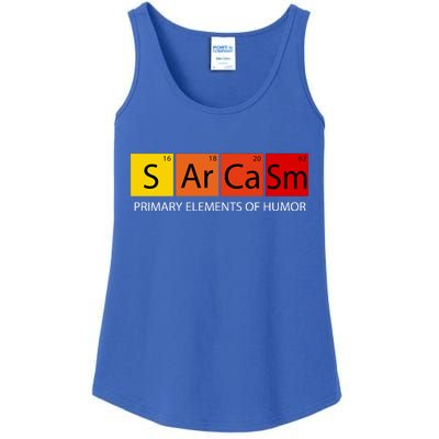 Sarcasm Primary Elements Of Humor Ladies Essential Tank