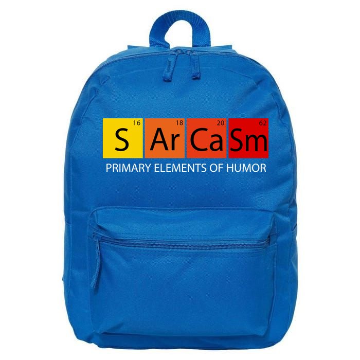 Sarcasm Primary Elements Of Humor 16 in Basic Backpack