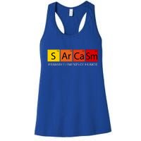 Sarcasm Primary Elements Of Humor Women's Racerback Tank