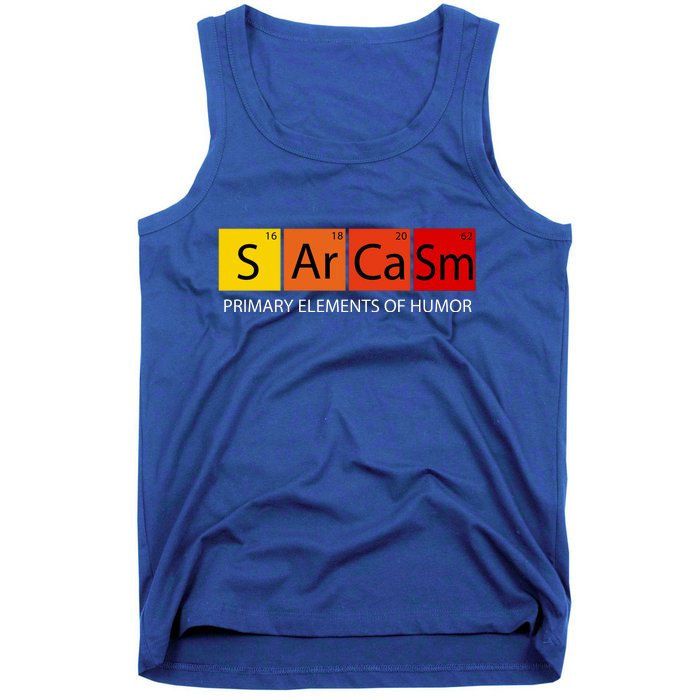 Sarcasm Primary Elements Of Humor Tank Top