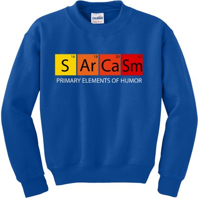 Sarcasm Primary Elements Of Humor Kids Sweatshirt