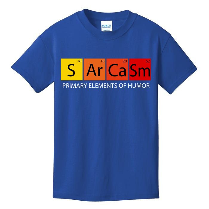 Sarcasm Primary Elements Of Humor Kids T-Shirt