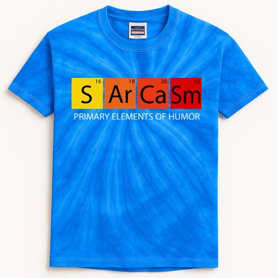 Sarcasm Primary Elements Of Humor Kids Tie-Dye T-Shirt