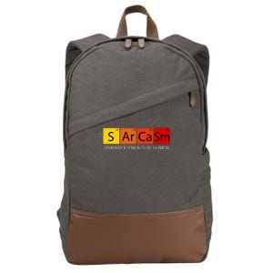 Sarcasm Primary Elements Of Humor Cotton Canvas Backpack