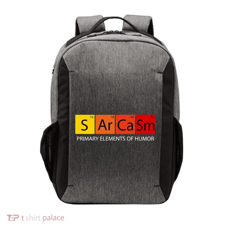Sarcasm Primary Elements Of Humor Vector Backpack