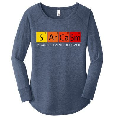 Sarcasm Primary Elements Of Humor Women's Perfect Tri Tunic Long Sleeve Shirt