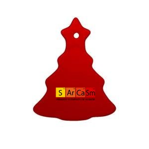 Sarcasm Primary Elements Of Humor Ceramic Tree Ornament