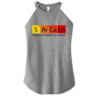 Sarcasm Primary Elements Of Humor Women's Perfect Tri Rocker Tank