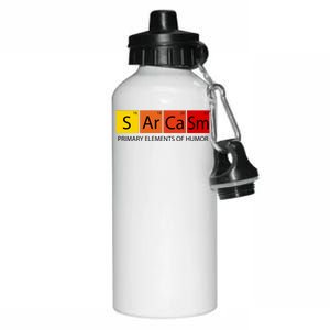 Sarcasm Primary Elements Of Humor Aluminum Water Bottle 