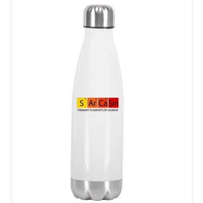 Sarcasm Primary Elements Of Humor Stainless Steel Insulated Water Bottle