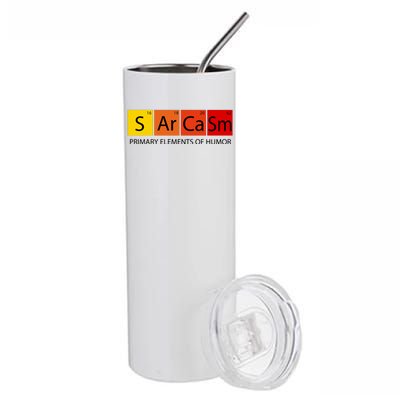 Sarcasm Primary Elements Of Humor Stainless Steel Tumbler