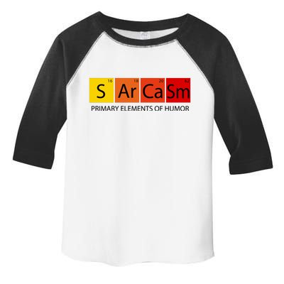 Sarcasm Primary Elements Of Humor Toddler Fine Jersey T-Shirt