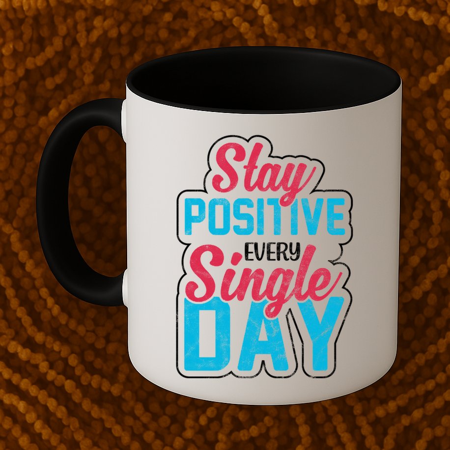 Stay Positive Every Single Day Mug