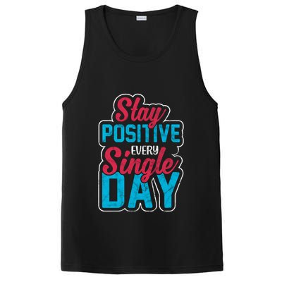 Stay Positive Every Single Day PosiCharge Competitor Tank