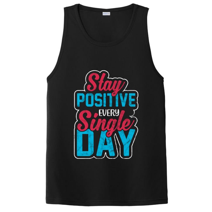Stay Positive Every Single Day PosiCharge Competitor Tank