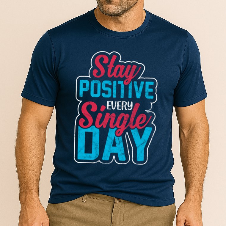 Stay Positive Every Single Day Performance Shirt