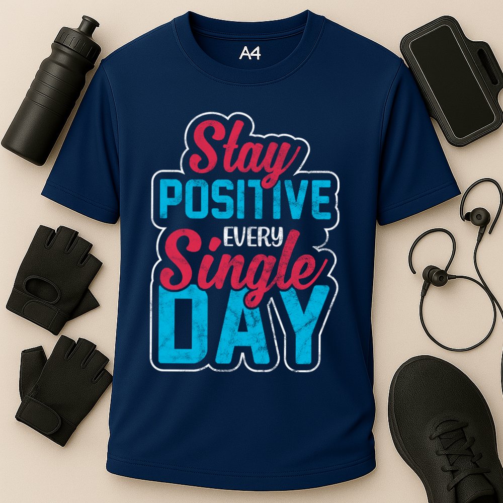 Stay Positive Every Single Day Performance Shirt
