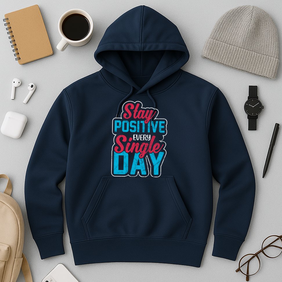 Stay Positive Every Single Day Hoodie