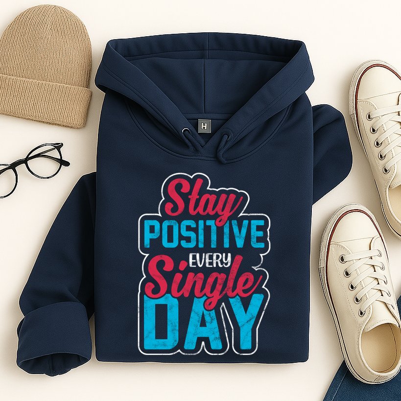 Stay Positive Every Single Day Hoodie