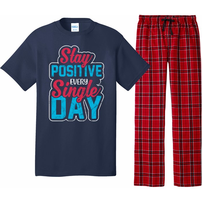 Stay Positive Every Single Day Pajama Set