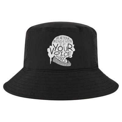 Speak Your Mind Even If Your Voice Shakes Cool Comfort Performance Bucket Hat