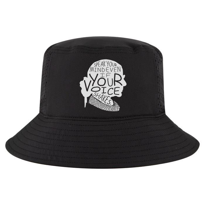 Speak Your Mind Even If Your Voice Shakes Cool Comfort Performance Bucket Hat