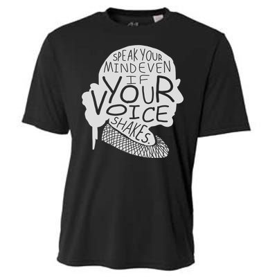 Speak Your Mind Even If Your Voice Shakes Cooling Performance Crew T-Shirt